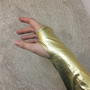 Gold Gauntlet Gloves